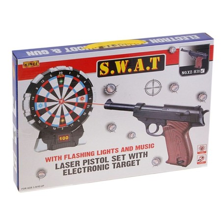 Electronic shooting range "Night shooter", light and sound effects, works from batteries-9