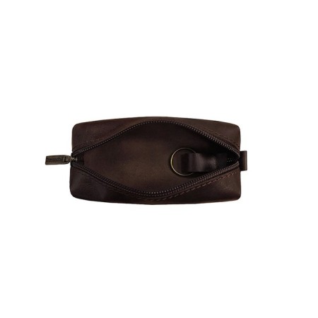 Key of zipper, length 14 cm, brown color-1