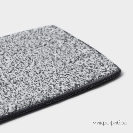 A mops nozzle on a Velcro of Raccoon microfiber, mounts from 2 sides, 32 × 12.5 cm-2