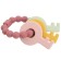 Silicone teether "keys", pink color, mum & baby
