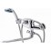 FAUZT FZS-614-125 bath mixer, single-leaf, pour 340 mm, watering can, chrome