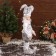 New Year's Jester "in a brilliant suit" moves, 48x16 cm, silver