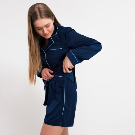 Female set (shirt, shorts) minku: Light Touch Blue color, size 50-1