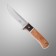 Hunting knife "ATLI" 16 cm, blade 80mm/2.8 mm, tree