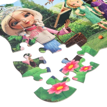 Maxi-Pazle Contour "Princess", 30 elements-3