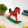 Souvenir "Horse-rocking", with a mane, 13 x 15.5 cm