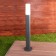 Landscape Lumber Elektrostandard, GLAS, 120x120x650 mm, E27, Gray color