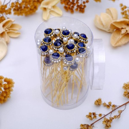 Hair hairpin "Heavenly" 1.3x6 cm-1