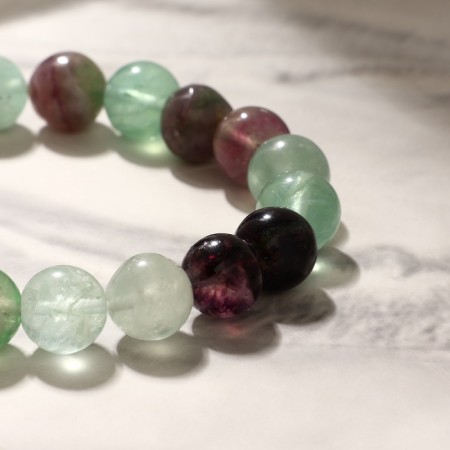 Браслет шар №10 «Флюорит», d=5,5 см-1