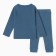 Kit for children (longshit, pants), dark blue color, height 92 cm