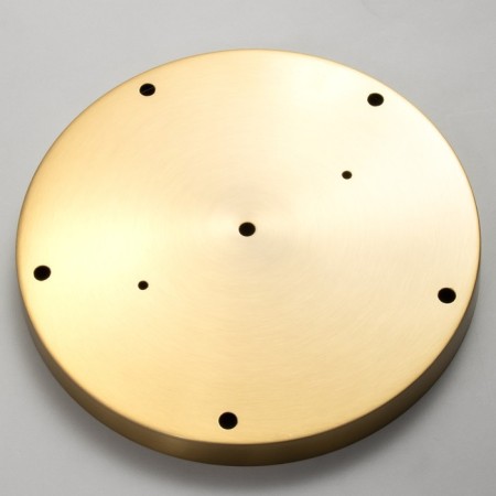 The base for the lamp "Circle-5" copper 29.5x29.5x2.5cm-1