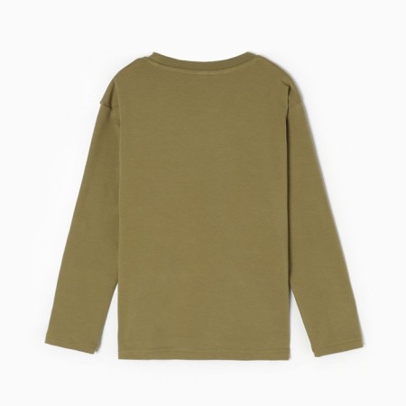 Longsliv children, olive color, height 134 cm-3