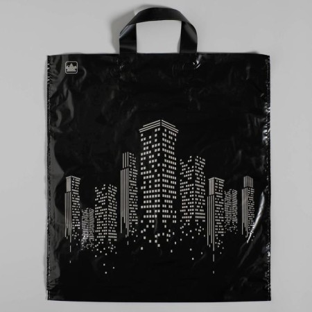 Big City package, polyethylene with a loop pen, 44 x 40 cm, 43 μm