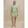 Female set, size s, green color