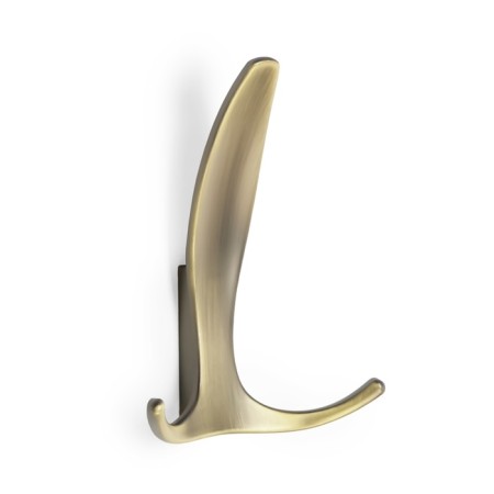 Furniture hook Cappio Flat, three -rod, bronze
