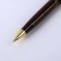 Pen in the “golden teacher” tube, plastic, blue paste, writing 1 mm node