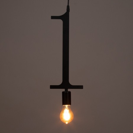 Bayerlux lamp "Figure 1" E27 40W Black 35x15 cm-3