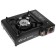 Portable gas stove, with adapter