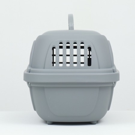 Carriage for animals plastic 47x32.5x30 cm, gray-3