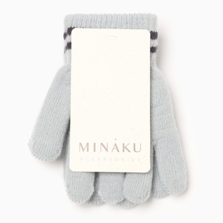 Children's gloves minku, Blue color, 13 cm-3