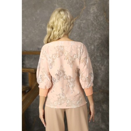 Female jumper, size 46, peach color-5