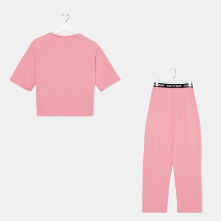 Female pajamas (T -shirt and trousers) KAFTAN "Pink" p. 48-50-11