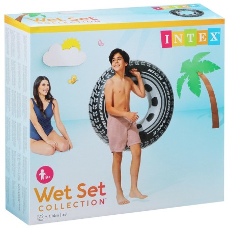 Circle for swimming “Wheel”, D = 114 cm, from 9 years, 56268np intex-3