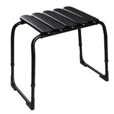A stool for a bathroom with an adjustable height, 61x54x36 cm, black