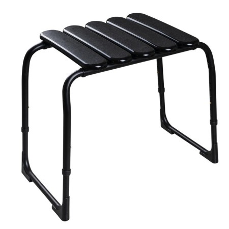 A stool for a bathroom with an adjustable height, 61x54x36 cm, black