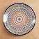 Largan Rishtan ceramics "Patterns", 32 cm, blue
