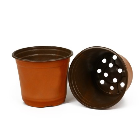 Pot for seedlings, 1.56 l, d = 16 cm, h = 13 cm, terracotta, Greengo-3