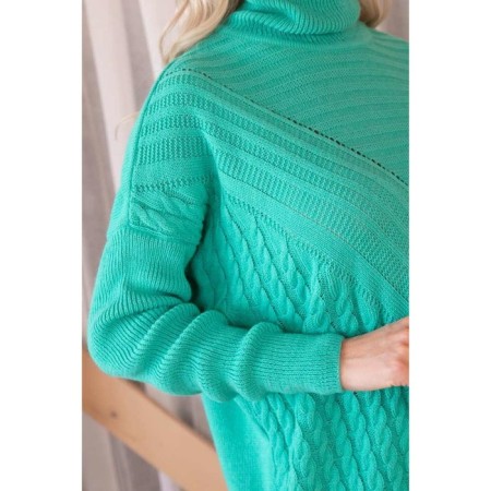 Female jumper, size 44, turquoise color-5