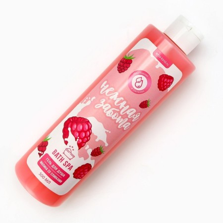 Shower gel “Tender Care”, 500 ml, raspberry aroma with cream, Beauty Fooch-2