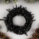 Garland “thread” 10 m, IP44, UMS, dark thread, 100 LED, warm white glow, white flicker, 220 V