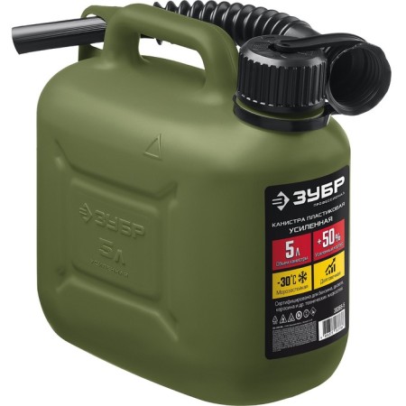 Canister for fuel and lubricants "bison" professional, 5 l, plastic, reinforced