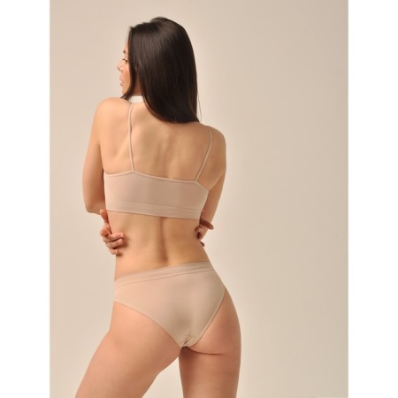 Female top on thin straps Top Spalla Stretta, size 44-46, Cream Latte color-3