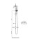 The shower system D&K Bayern Potsdam DA2123701B10, thermostatic, tropical shower, chrome