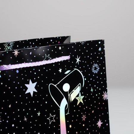 Gift holographic package, packaging, Follow Your Dreams, 23 x 27 x 11.5 cm-2