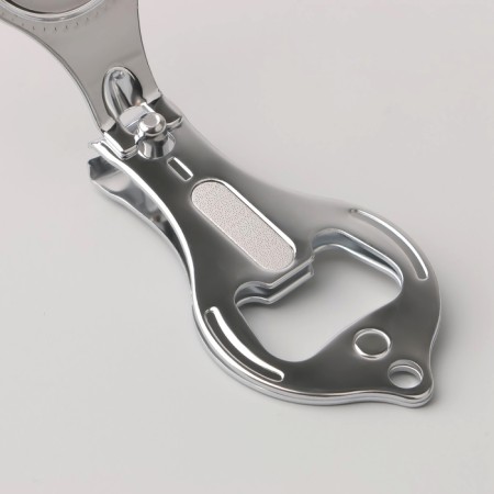 Kusachki-cannips are manicure, with a file, with an opener, 6 cm, packing 12 pcs, silver color-5