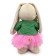 Soft toy "Bunny Mi", in a mint-pink kit and with a bunny, 25 cm