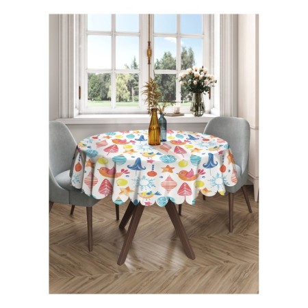 Tables on the table "Christmas tree decorations", round, Saten, d = 150 cm-2
