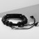 Strack Unisex Bracelet, Star, black color with ferrous metal, ball No. 10, 16 cm