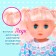 Classic "Little Lady" doll in a dress, mix