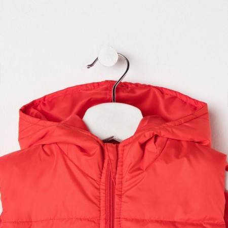 Children's vest, red color, height 98-104 cm-6