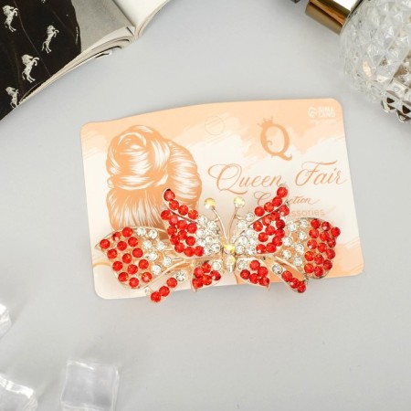 Hair hairpin "Sylvia" butterfly, 9 cm-2