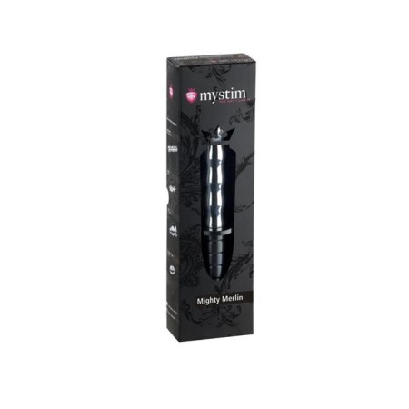 MYSTIM electrical stimulator phallimitator Mighty Merlin, surgical steel, 28 cm-2