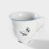 Coffee cup "Rococo geese", 170 ml, porcelain