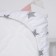 Sheet on the elastic band "Stars on White", size 60x120 cm
