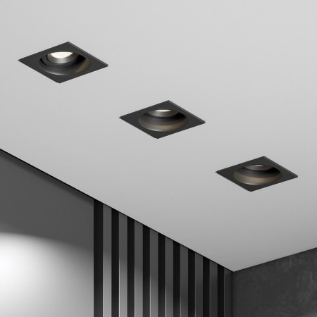 Building Lamp Elektrostandard, Tune, 86x86x42 mm, GU10, Black Color-2