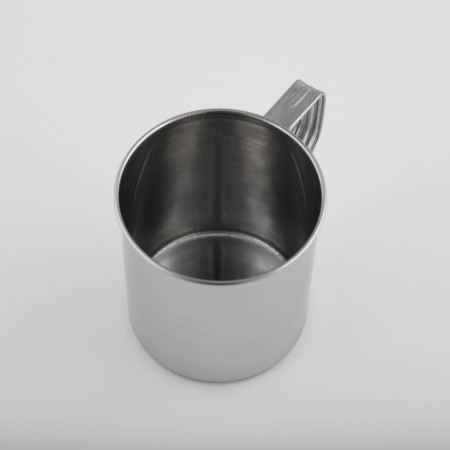 A stainless steel mug of the India, 650 ml, d = 9.8 cm-3
